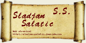 Slađan Salatić vizit kartica